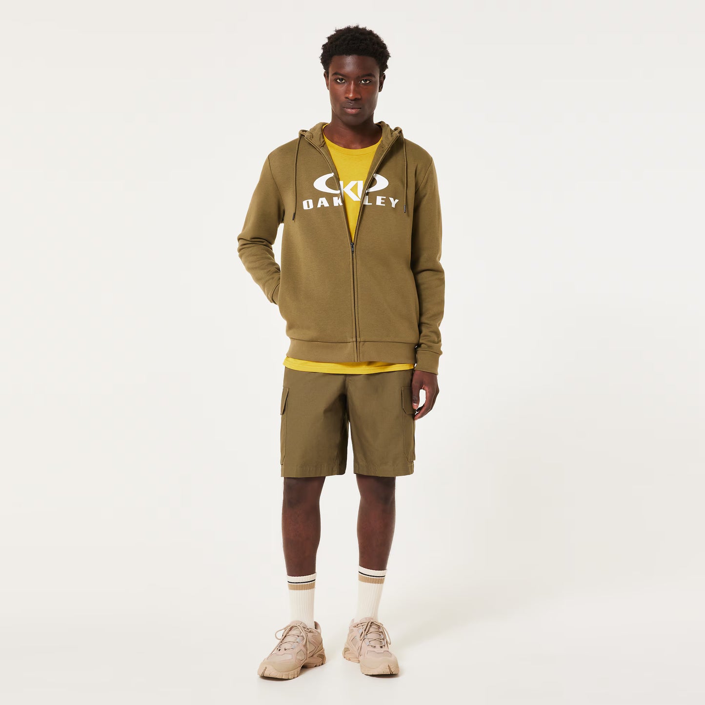 Sweat à Capuche OAKLEY BARK FZ HOODIE 2.0 Army Green