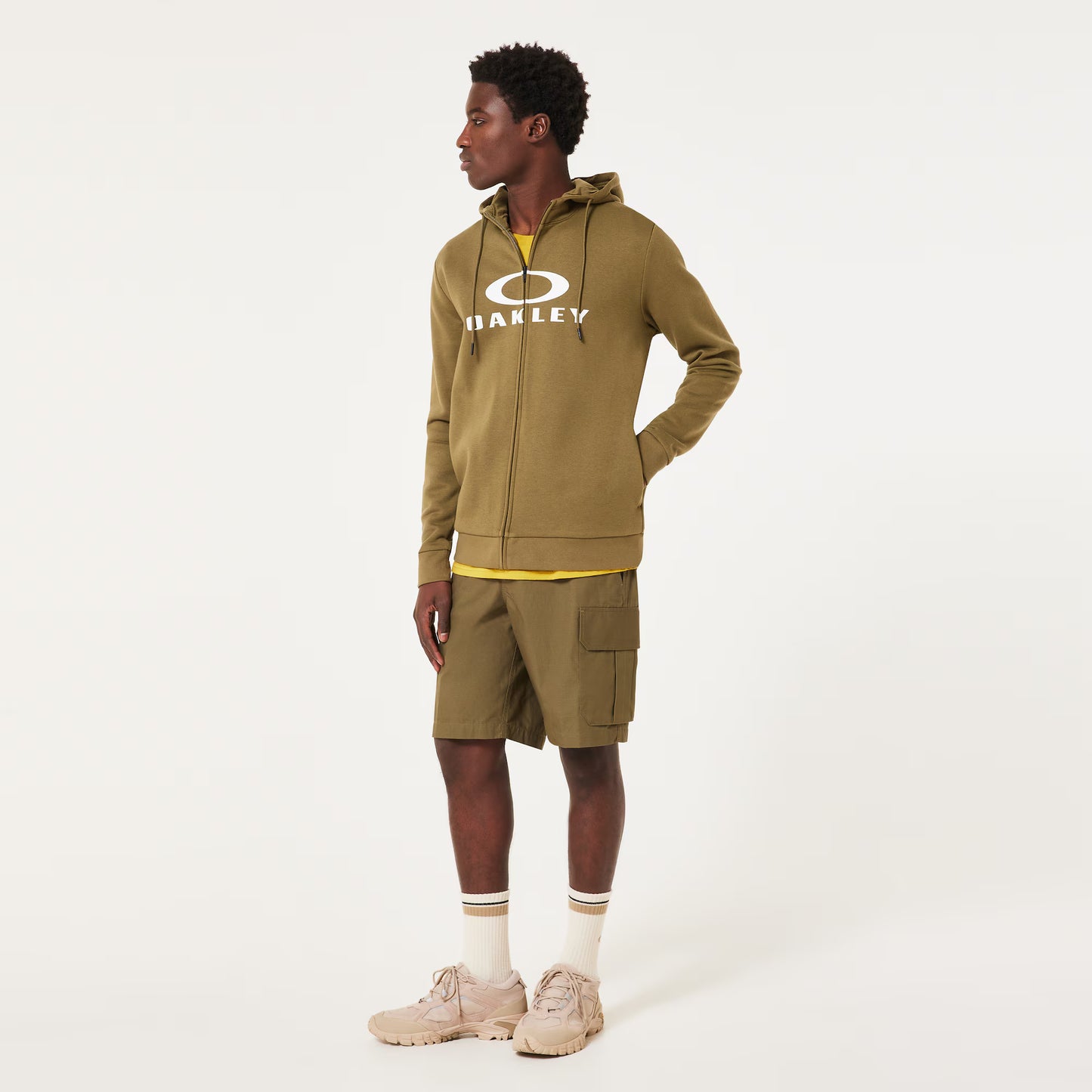 Sweat à Capuche OAKLEY BARK FZ HOODIE 2.0 Army Green