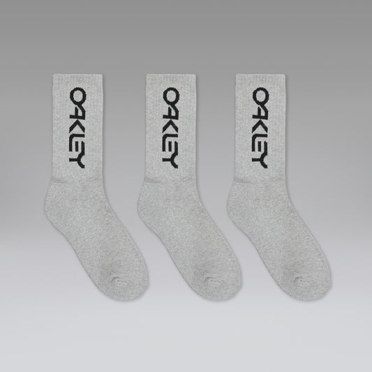 Chaussettes OAKLEY B1B SOCKS 2.0 Gris (x3 paires)