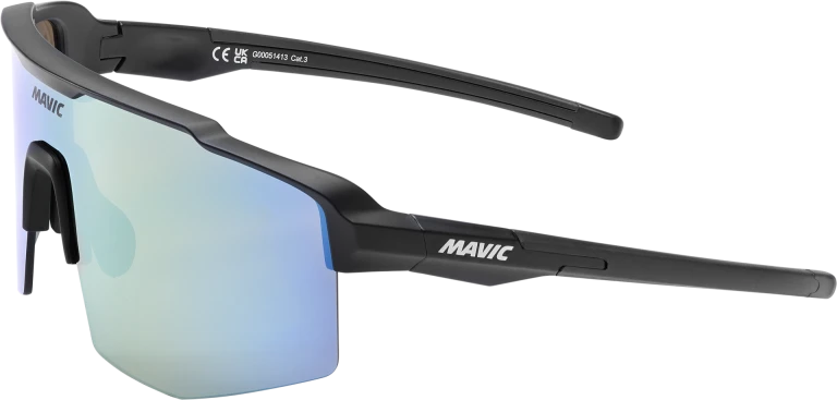 Lunettes MAVIC MVS SHIELD Noir Verre Gold/Blue