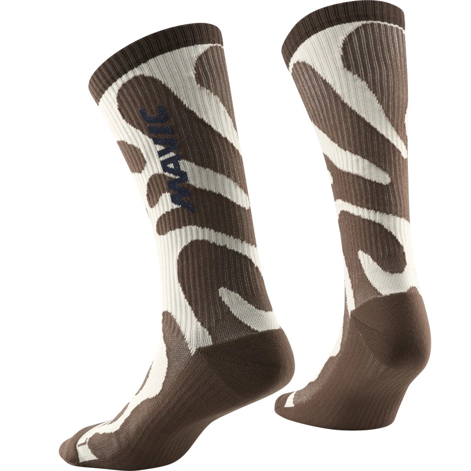 Chaussettes MAVIC DEEMAX Marron/Beige