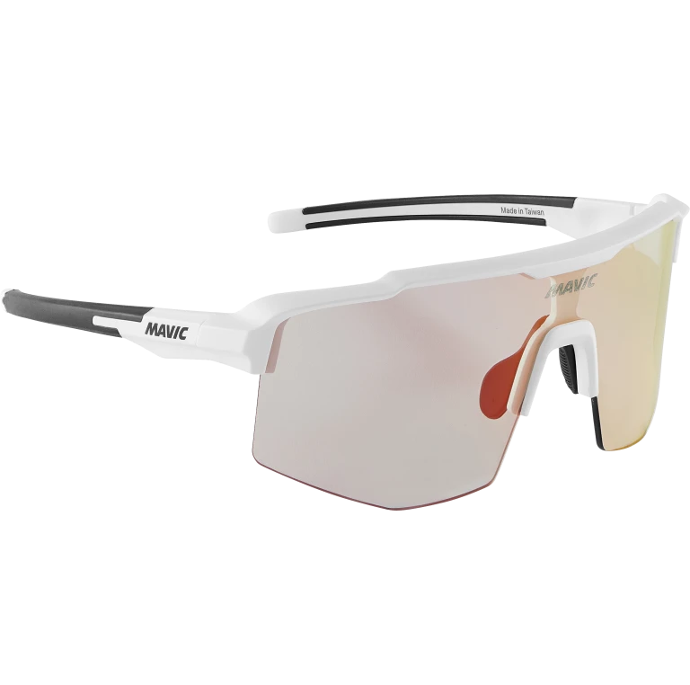 Lunettes MAVIC MVS SHIELD Blanc Verre Red Photochromic