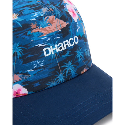 Casquette DHARCO CURVED PEAK TRUCKER OASIS Bleu