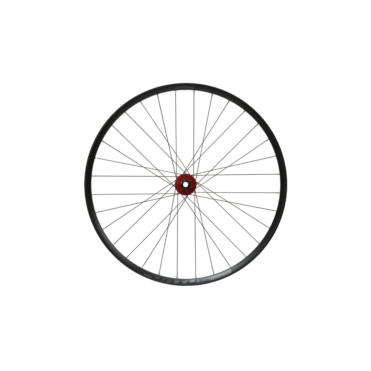 Roue avant HOPE Fortus 26 W 26 pouces, moyeu Pro 5 Rouge