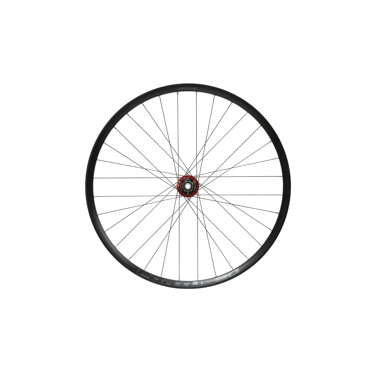 Roue arrière HOPE Fortus 30 W 26 pouces, moyeu Pro 5 Rouge