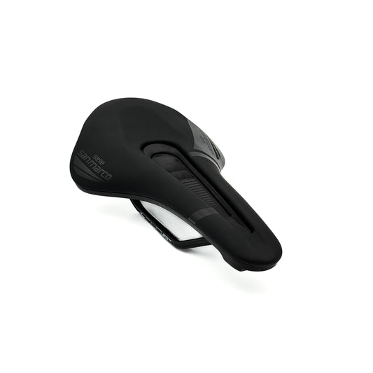 Selle SAN MARCO SHORTFIT 2.0 OPEN-FIT S3 Largeur 140mm Rails Fec