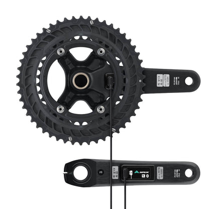 Pédalier Capteur de Puissance INPEAK POWERCRANK-E TWIN2 LR Shimano 105 R7100