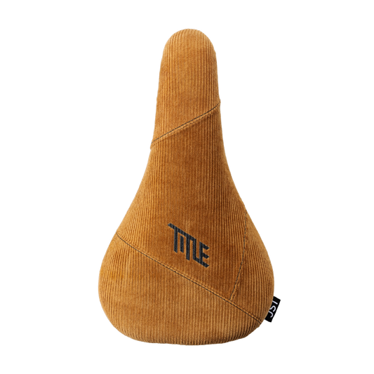 Selle Title JS1 marron Corduroy, vue de dessus