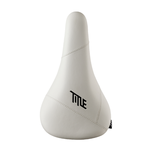 Selle Title JS1 blanche, vue de dessus