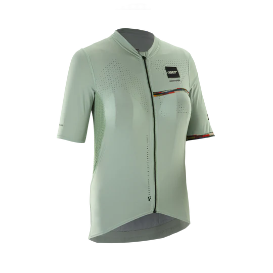 Maillot LEATT MTB ENDURANCE 5.0 CARGO Femme Manches Courtes Vert