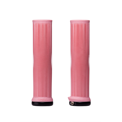 Grips Title MTB LO1 Rose - vue verticale