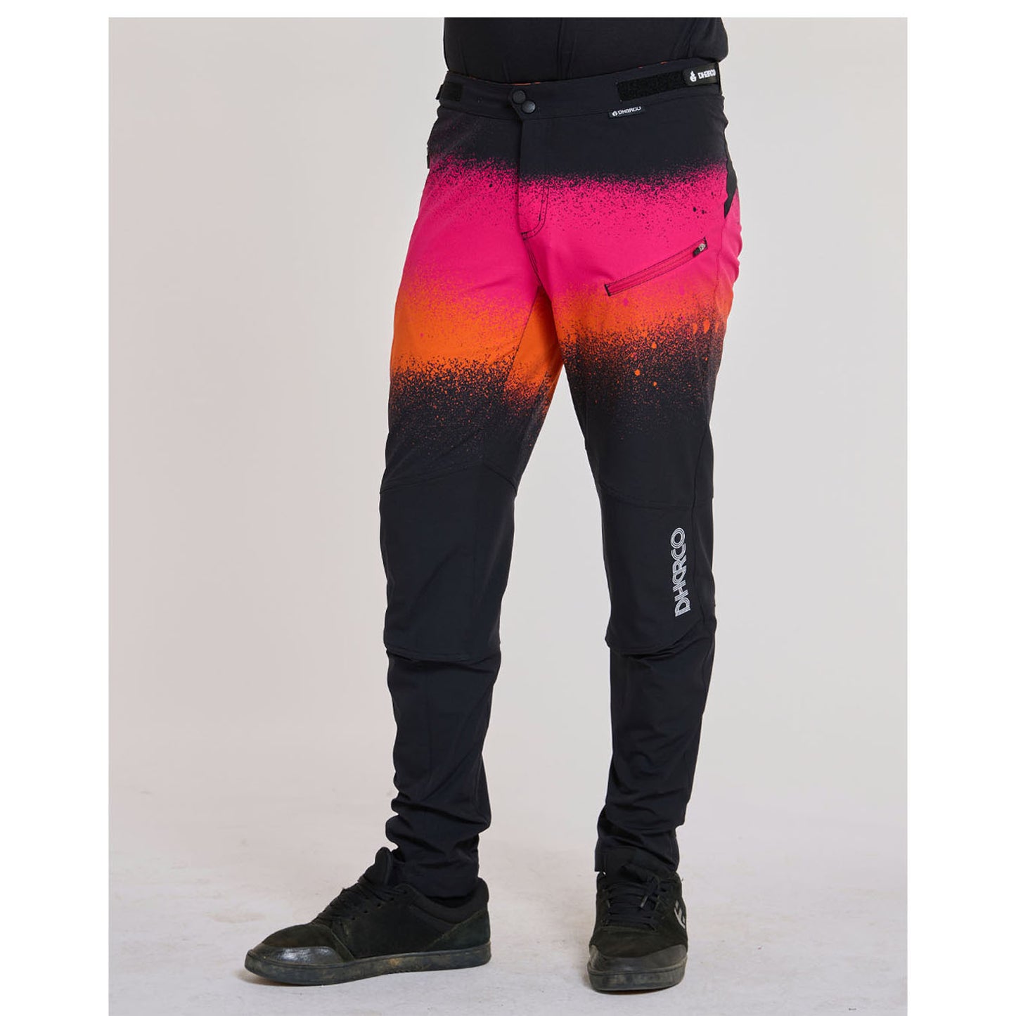 Pantalon DHARCO GRAVITY BLACK SNAKE Noir/Orange