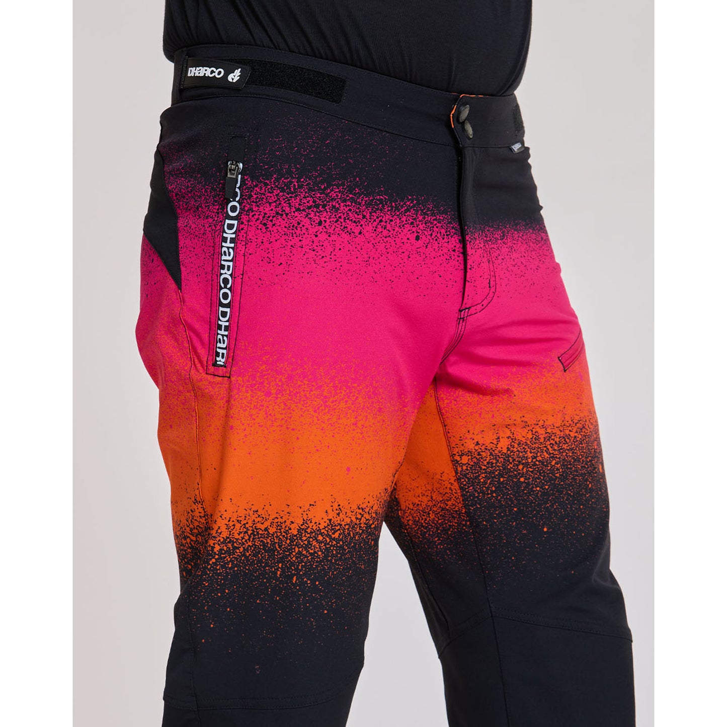 Pantalon DHARCO GRAVITY BLACK SNAKE Noir/Orange
