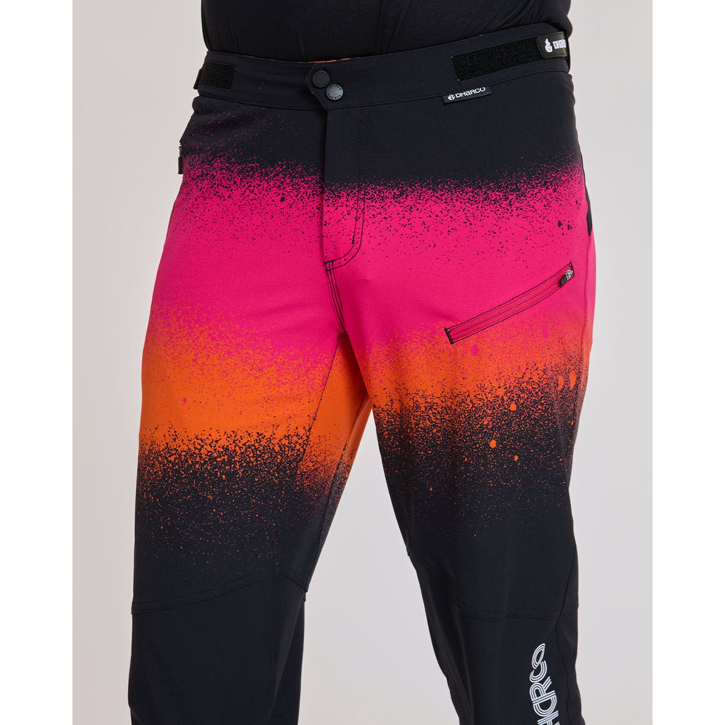 Pantalon DHARCO GRAVITY BLACK SNAKE Noir/Orange