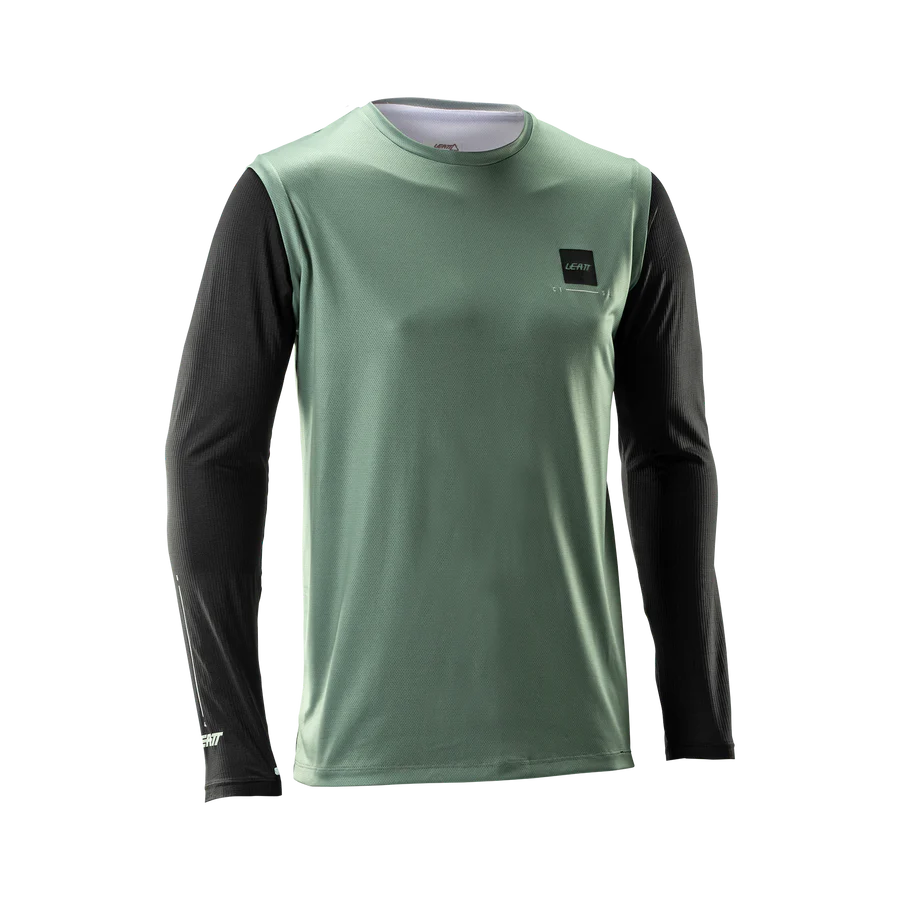 Kit Maillot + Pantalon LEATT MTB GRAVITY 1.0 Noir/Vert