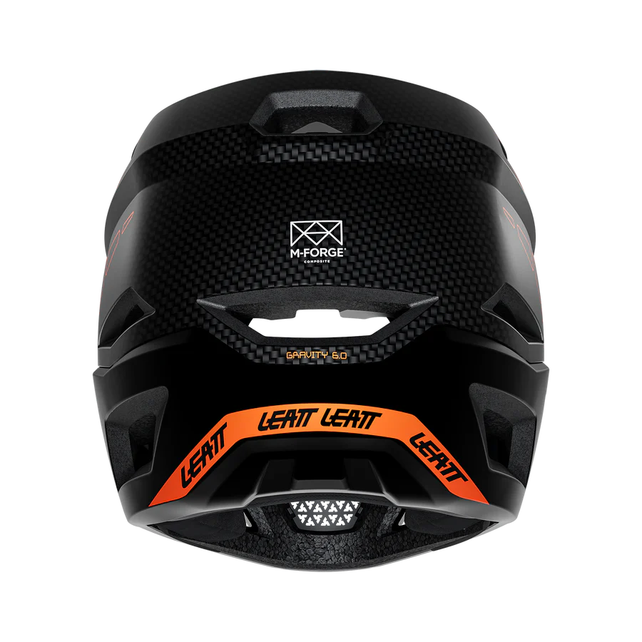 Casque VTT LEATT MTB GRAVITY 6.0 CARBON Glow Noir/Orange