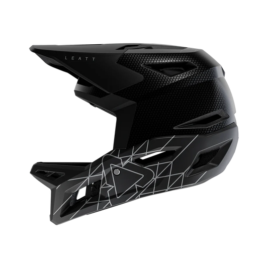 Casque VTT LEATT MTB GRAVITY 6.0 CARBON Stealth Noir/Gris