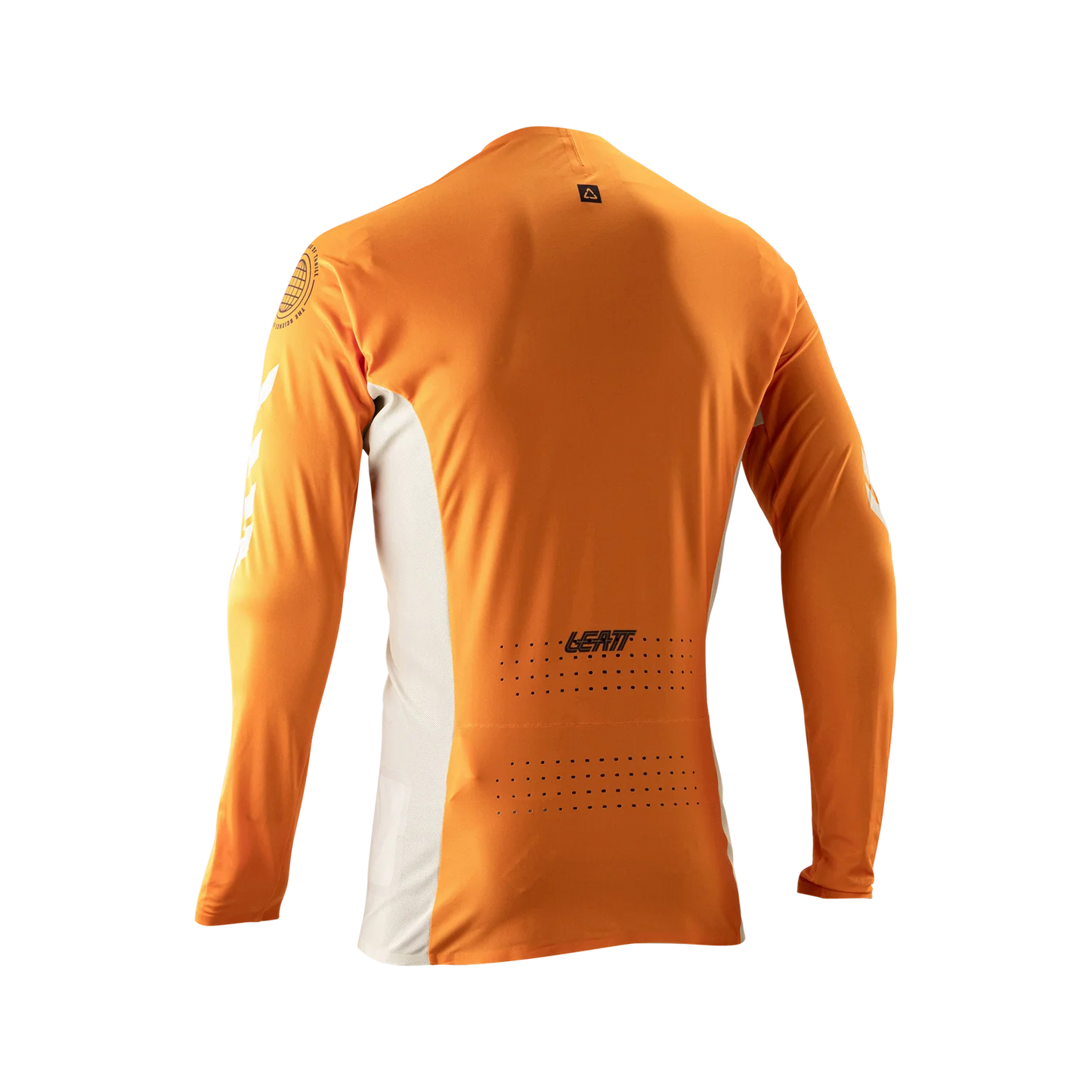 Maillot LEATT MTB GRAVITY 5.0 Manches Longues Blanc/Orange
