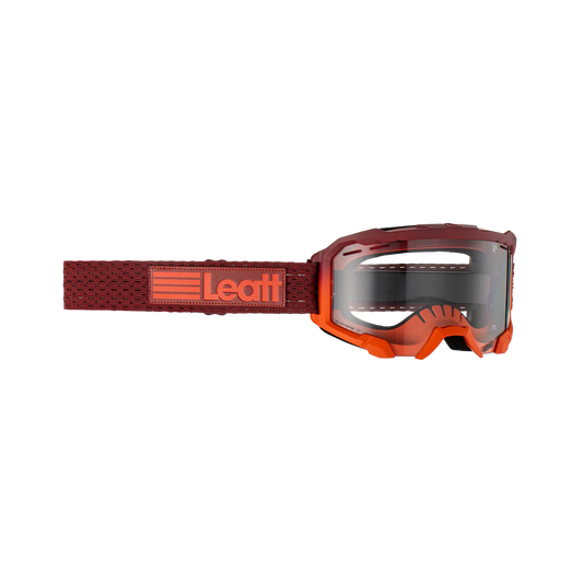 Masque LEATT VELOCITY 4.0 MTB Orange Écran Transparent