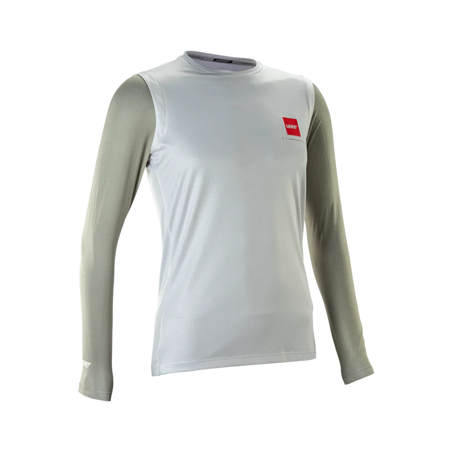 Maillot  LEATT MTB Gravity 2.0 Femme Manches Longues Blanc/Beige