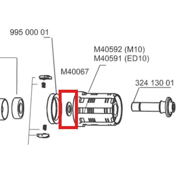 Entretoise Interne MAVIC pour Corps de Roue Libre FTS-L/FTS-X