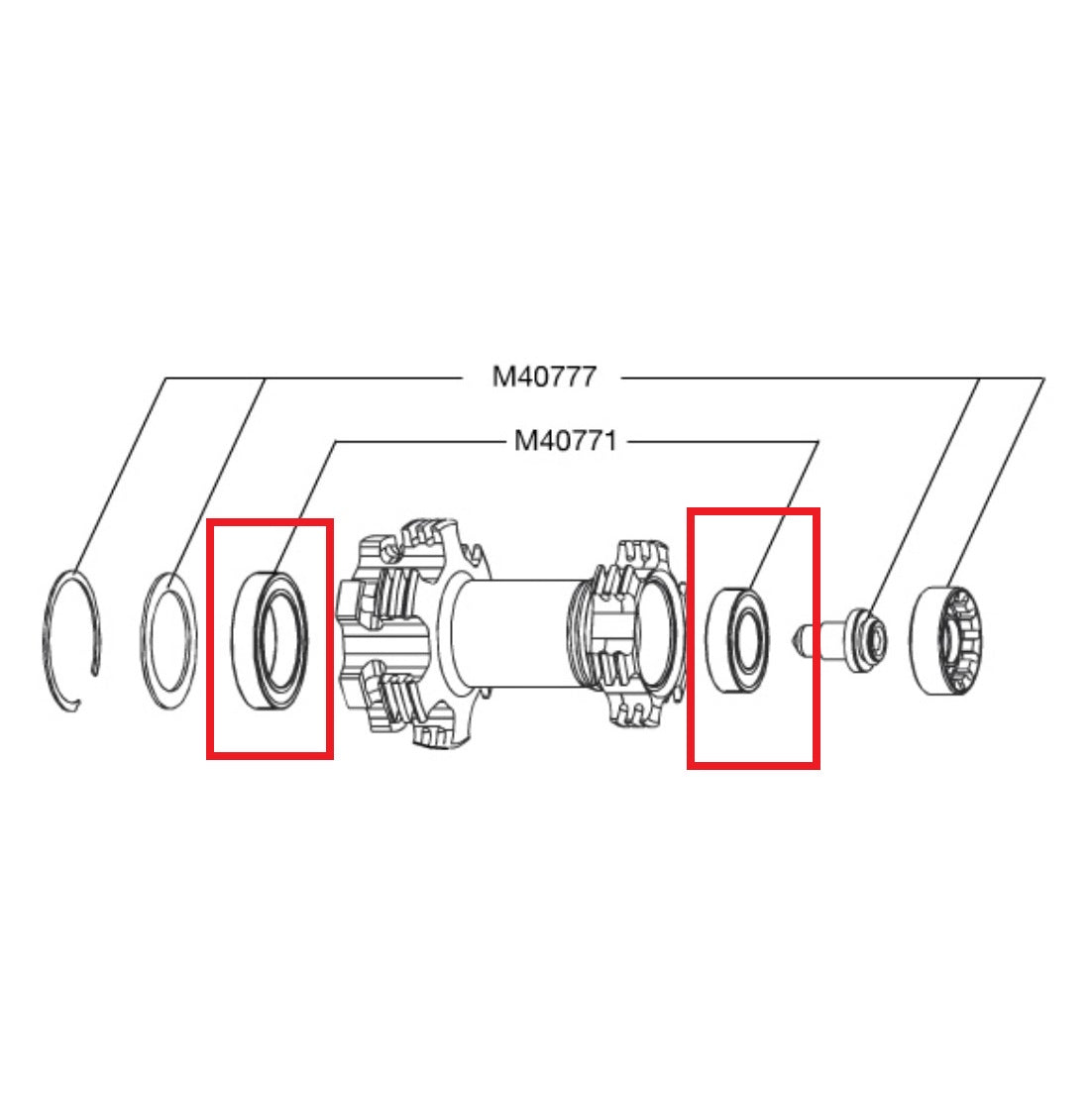 Kit roulement AL-KO 39x72x37 mm pour moyeu remorque Kit roulement AL-KO 39x72x37 mm pour moyeu remorque