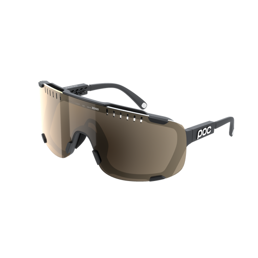Lunettes POC DEVOUR MID + Noir Verre Clarity Trail Partly Sunny Silver