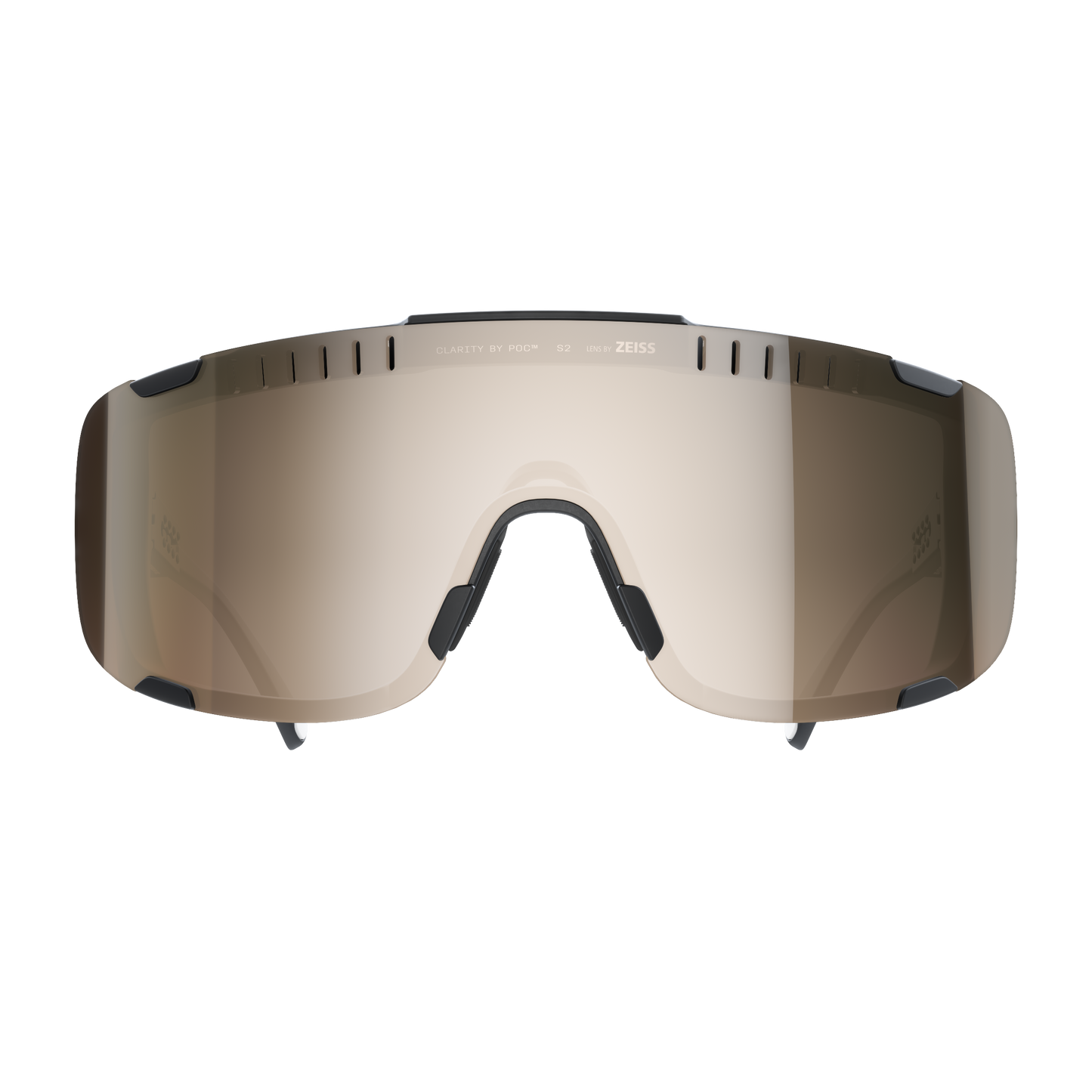 Lunettes POC DEVOUR MID + Noir Verre Clarity Trail Partly Sunny Silver