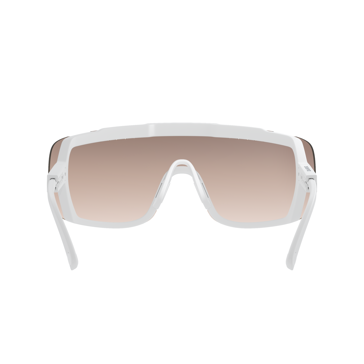 Lunettes POC DEVOUR MID Blanc Verre Clarity Trail Partly Sunny Silver
