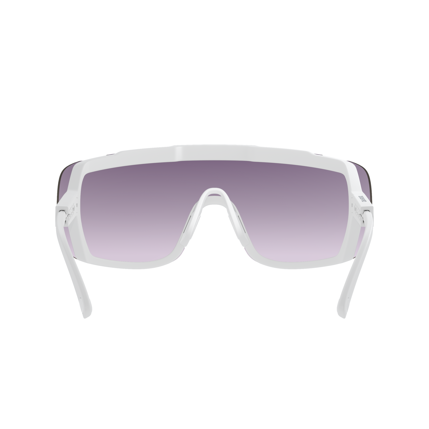 Lunettes POC DEVOUR MID Blanc Verre Clarity Road Sunny Silver