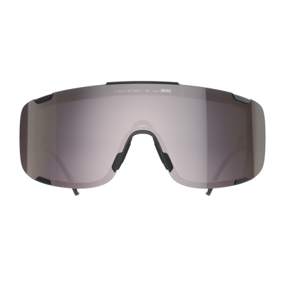 Lunettes POC DEVOUR MID + Noir Verre Clarity Road Sunny Silver