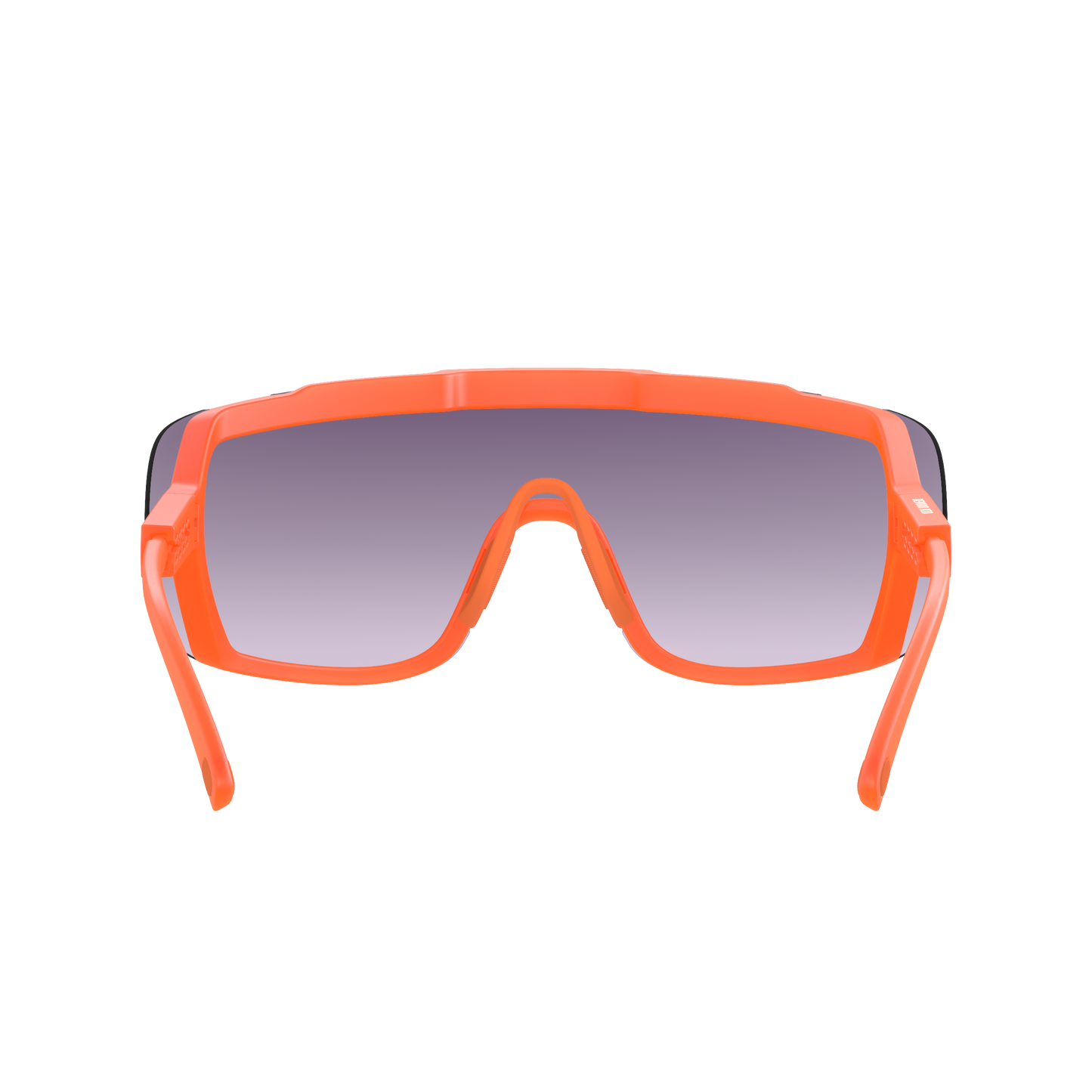 Lunettes POC DEVOUR MID Orange Fluo Translucide Verre Clarity Road Partly Sunny Gold