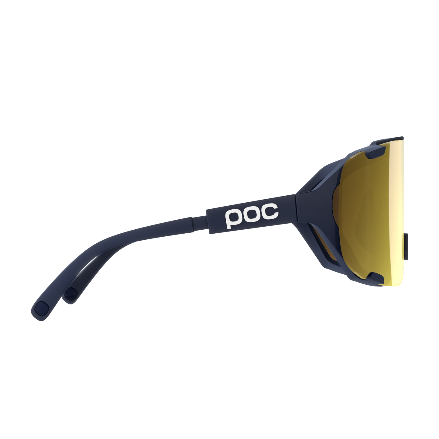 Lunettes POC DEVOUR MID Marine Verre Clarity Road Partly Sunny Gold