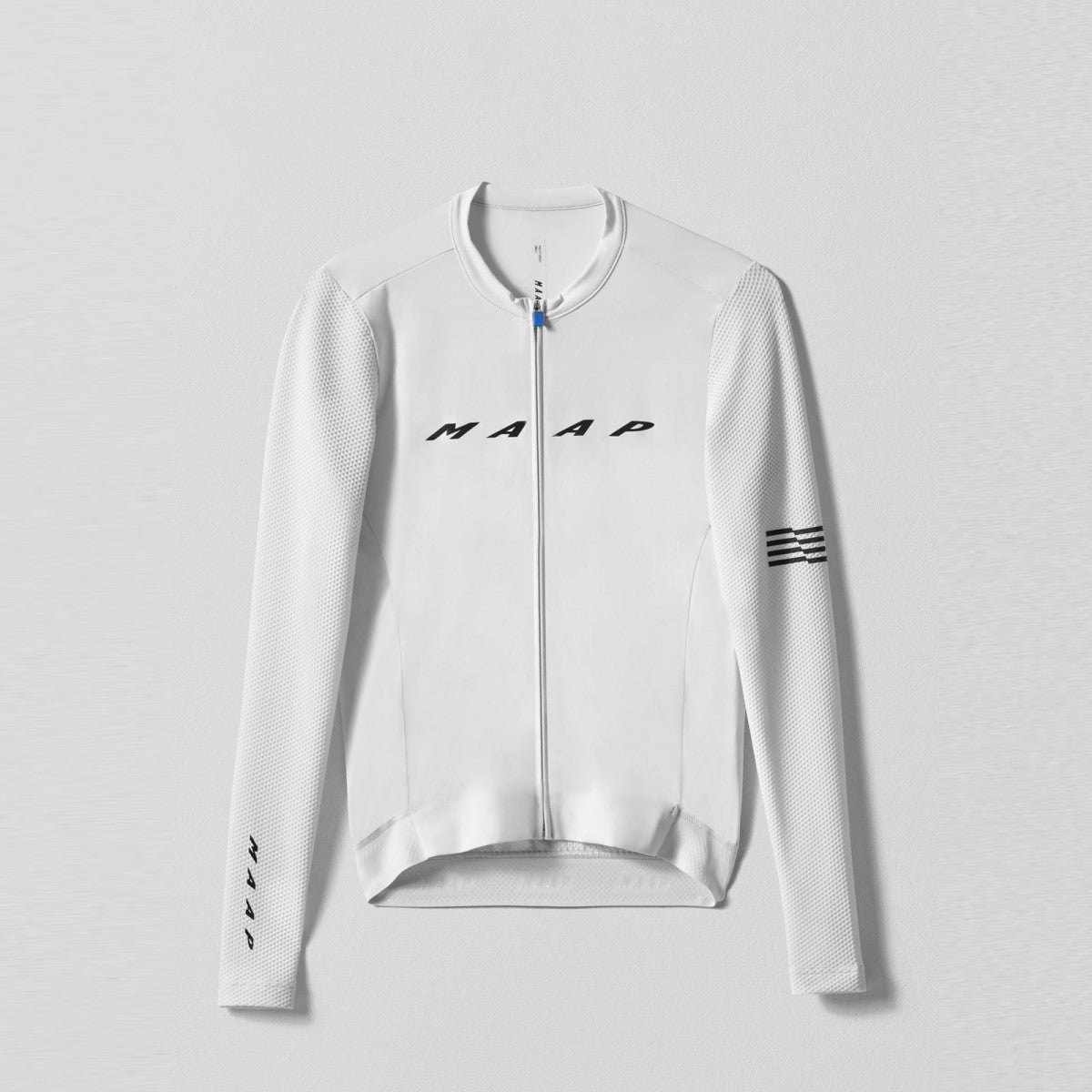 Maillot MAAP EVADE PRO BASE LS 2.0 Manches Longues Blanc