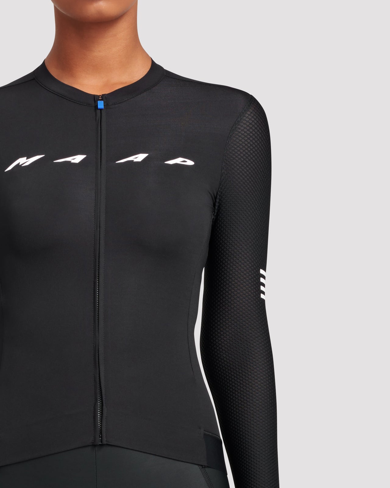 Maillot MAAP EVADE PRO BASE LS 2.0 Femme Manches Longues Noir