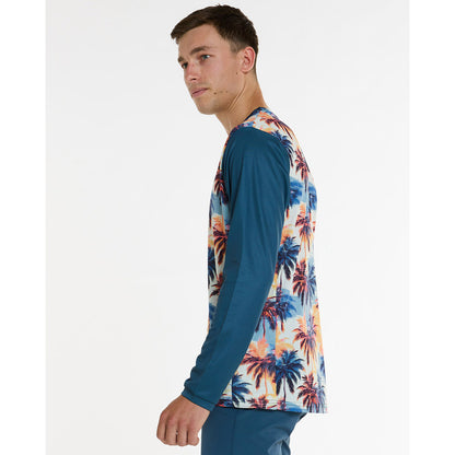 Maillot DHARCO GRAVITY VENICE BEACH Manches Longues Bleu