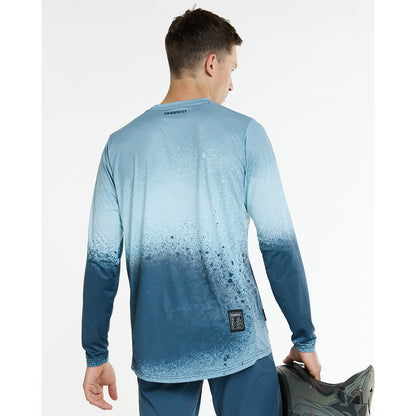 Maillot DHARCO RACE NU WAVE Manches Longues Bleu