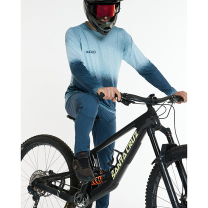 Maillot DHARCO RACE NU WAVE Manches Longues Bleu