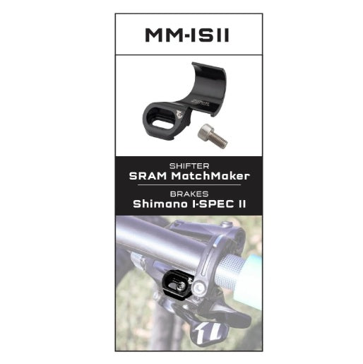 Adaptateur de Fixation WOLF TOOTH ShiftMount MM-ISII SRAM MatchMaker X Shifter > Frein Shimano I-SPEC II