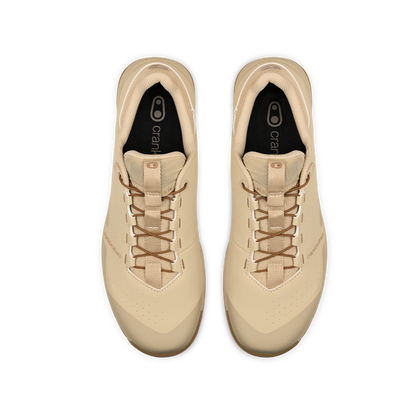 Chaussures VTT CRANKBROTHERS MALLET TRAIL SPEED LACE CLIP Sand/Marron/Gum — vue de dessus