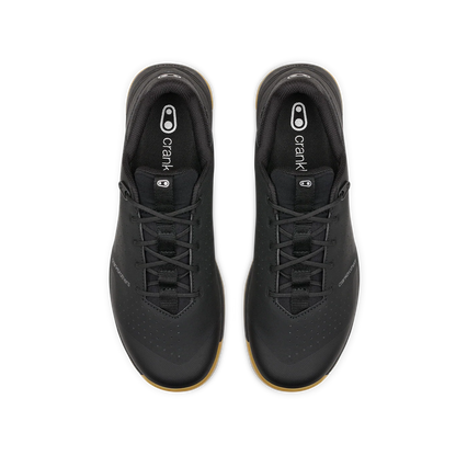 Chaussures VTT CRANKBROTHERS MALLET TRAIL LACE CLIP Noir/Gum — vue de dessus