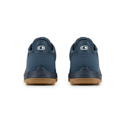 Chaussures VTT CRANKBROTHERS MALLET TRAIL LACE CLIP Bleu/Gum — vue arrière