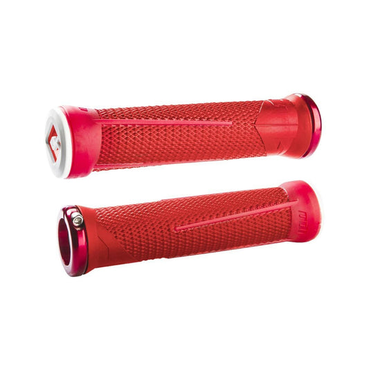 Grips ODI AARON GWIN Lock-On 135 mm Rouge