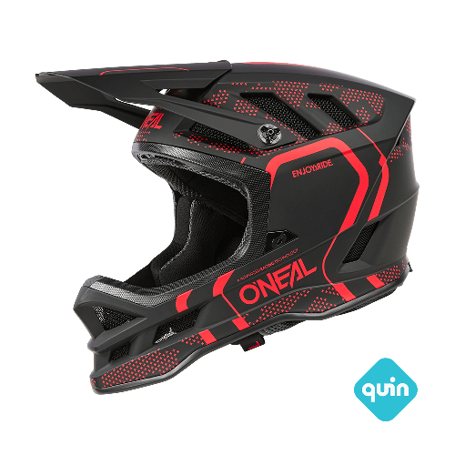 Casque VTT O'NEAL BLADE POLYACRYLITE STRIKE Noir/Rouge