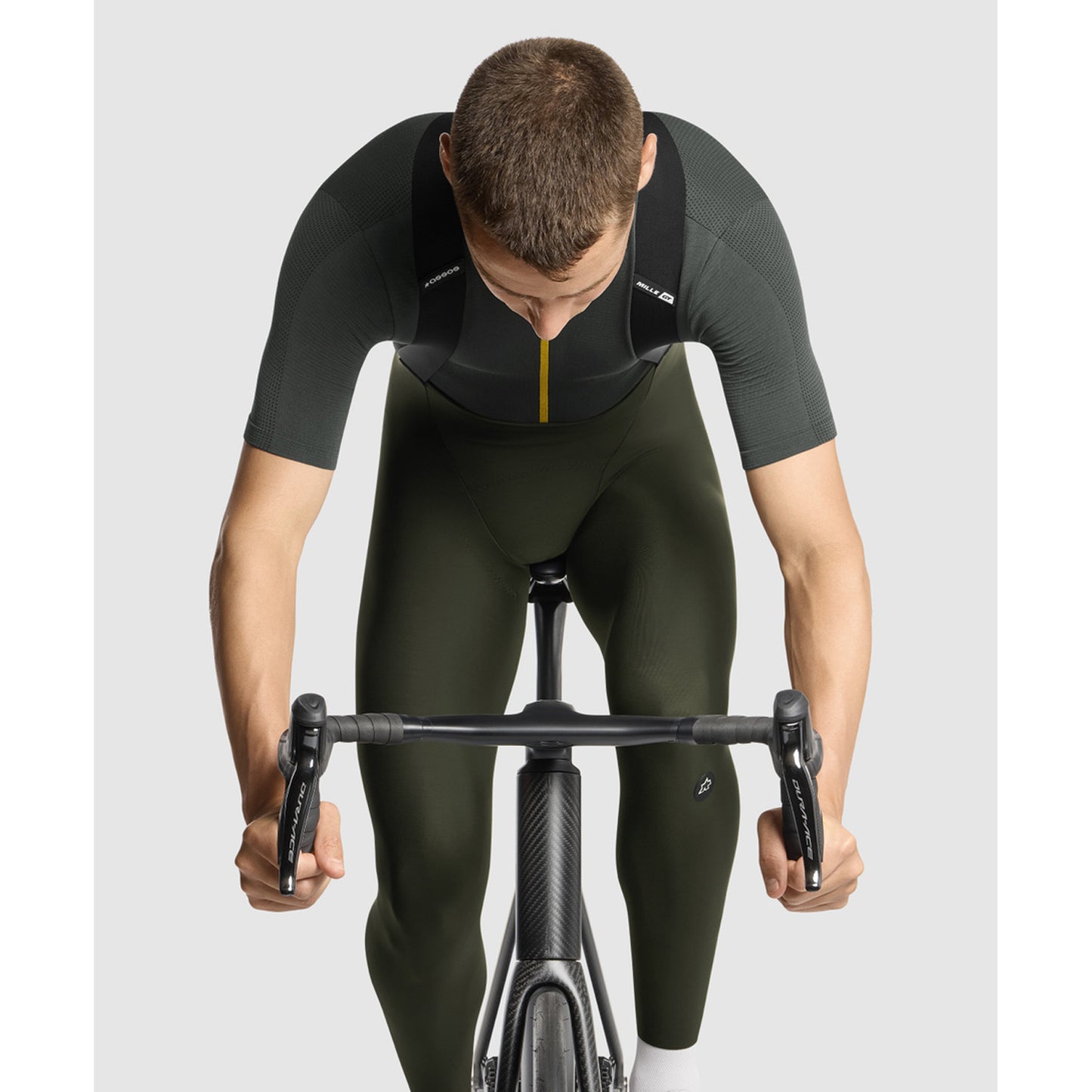 Cuissard Long à Bretelles ASSOS MILLE GT SPRING FALL S11 Deep Green