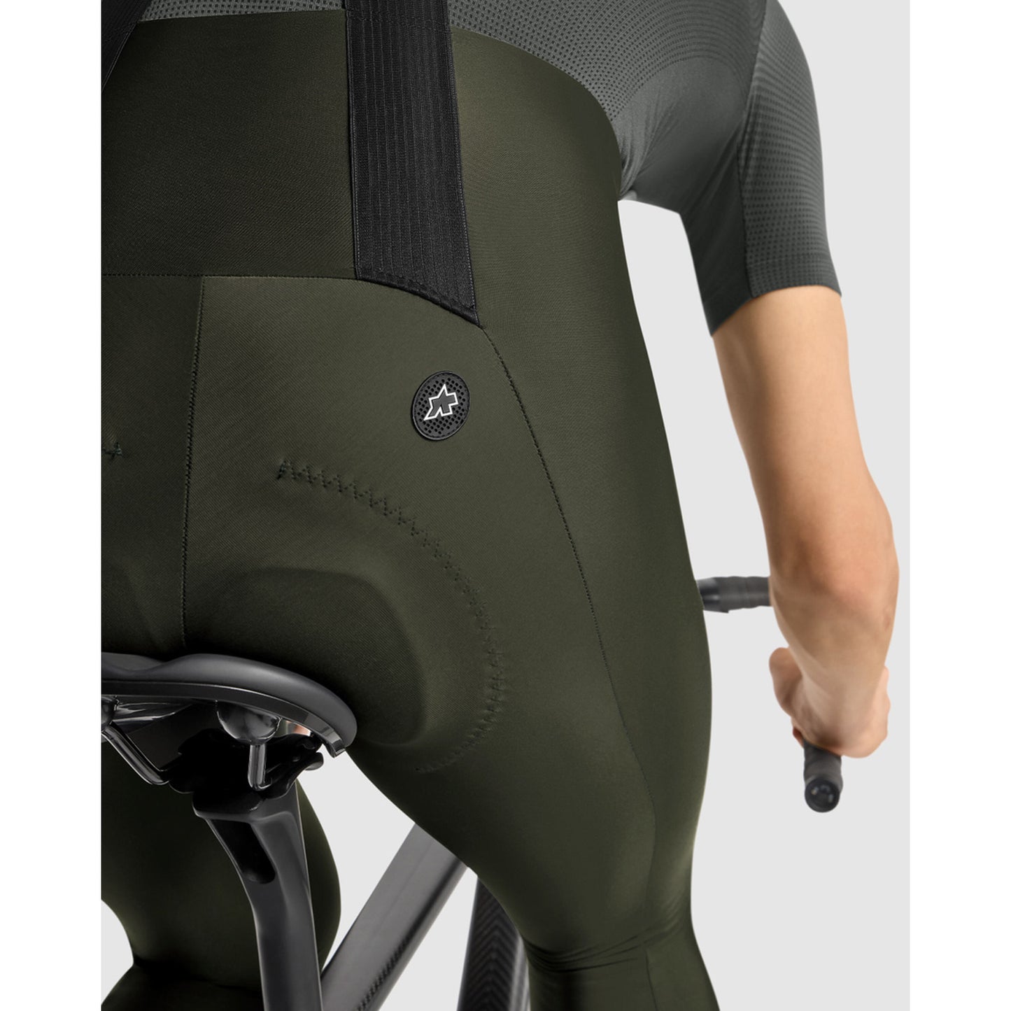 Cuissard Long à Bretelles ASSOS MILLE GT SPRING FALL S11 Deep Green