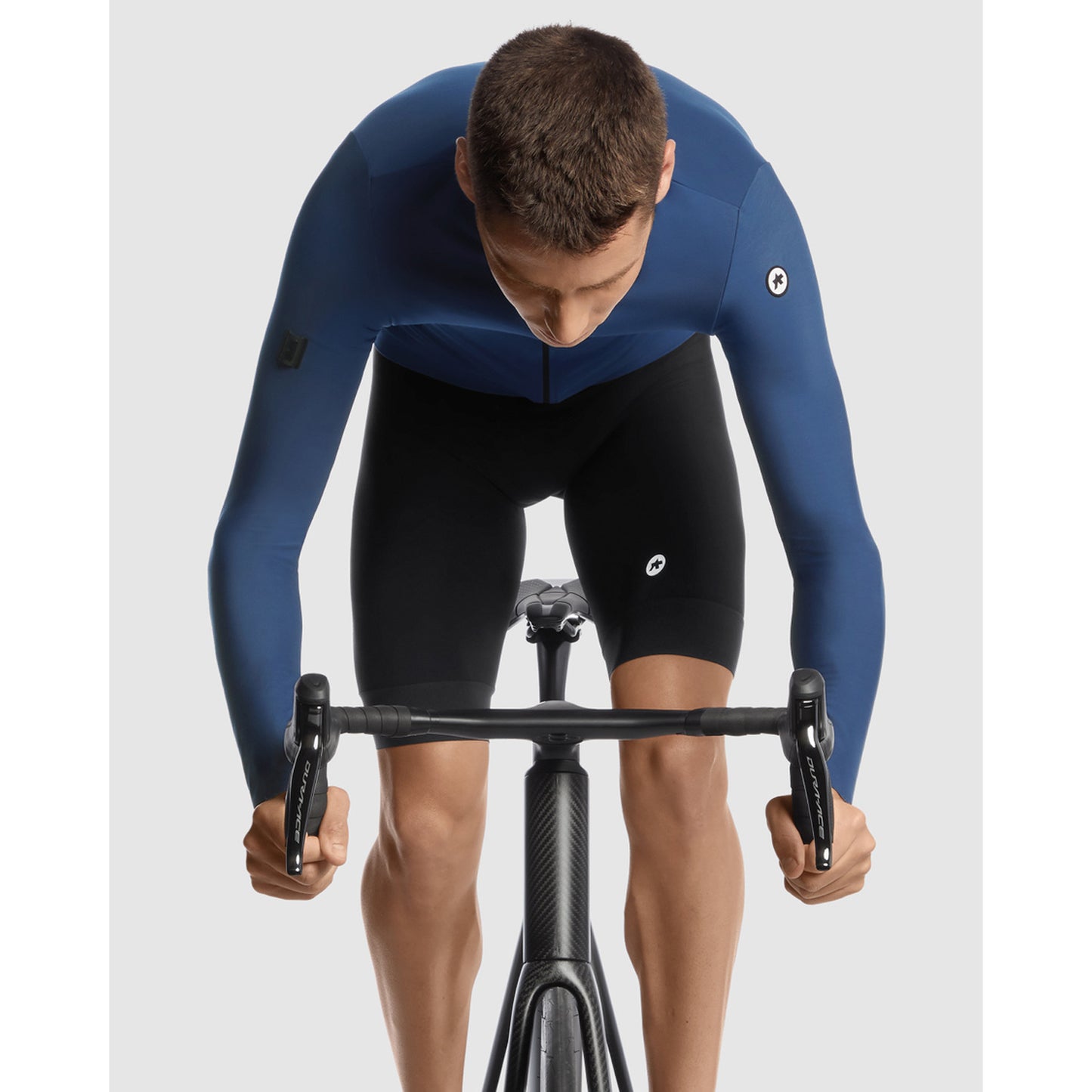 Maillot ASSOS MILLE GT SPRING FALL C2 Manches Longues Stone Blue