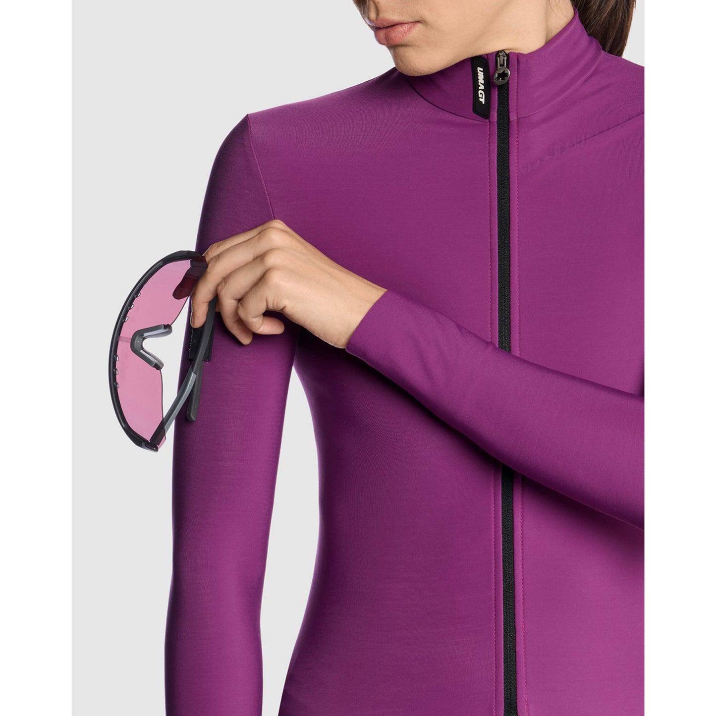 Maillot ASSOS UMA GT SPRING FALL C2 Manches Longues Femme Alchemy Purple