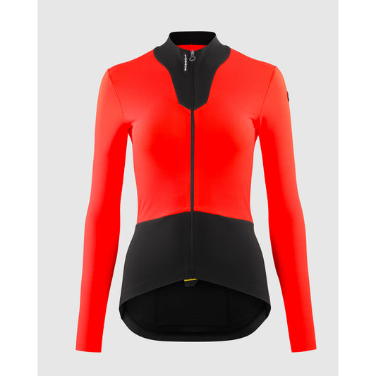 Maillot ASSOS DYORA R SPRING FALL S11 Manches Longues Femme LollyRed