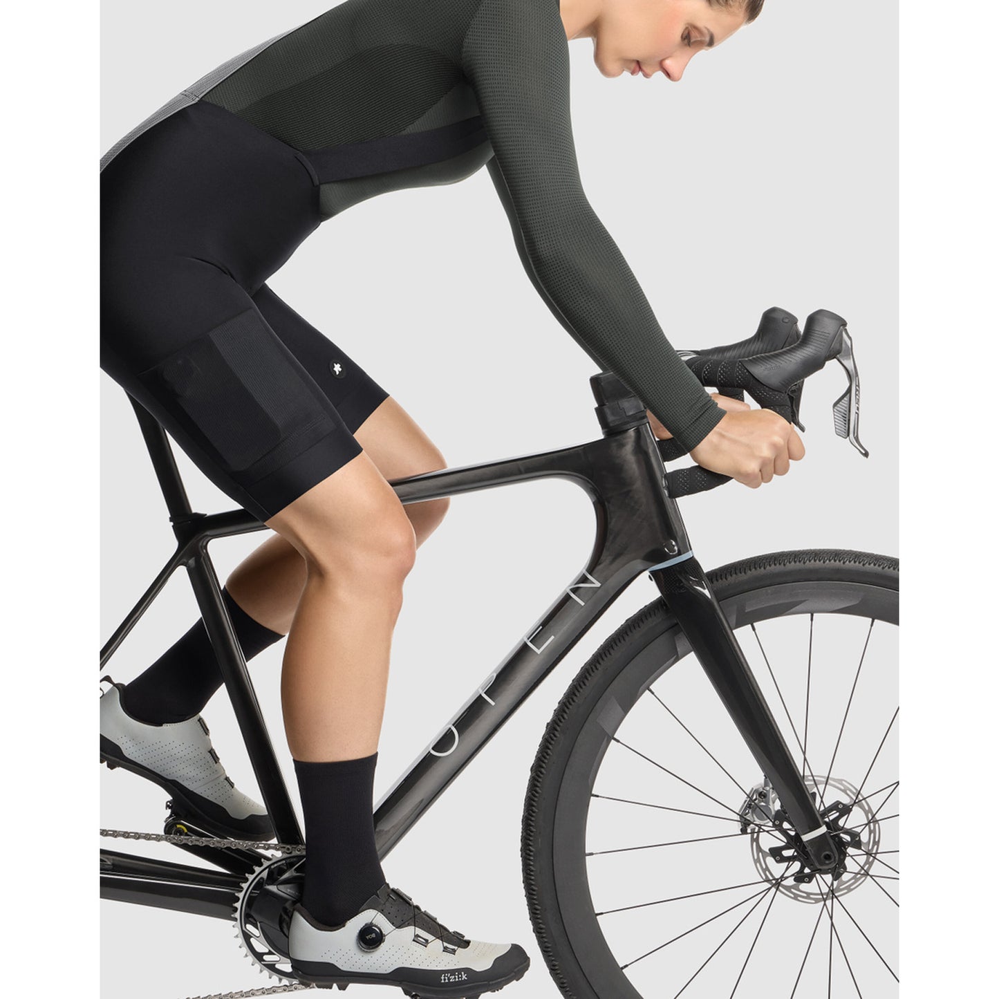 Cuissard Court à Bretelles ASSOS TACTICA SPRING FALL T5 Femme Noir